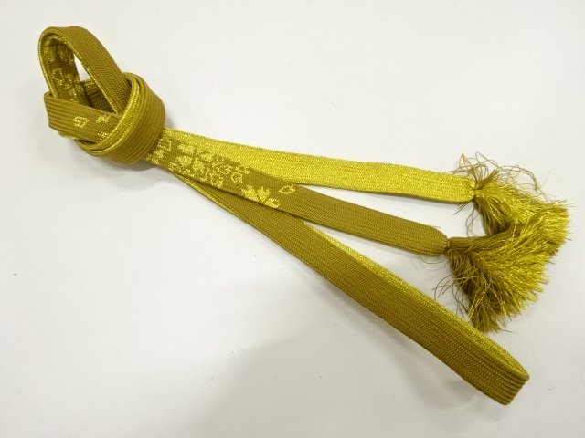 JAPANESE KIMONO / HAND-TIED OBIJIME